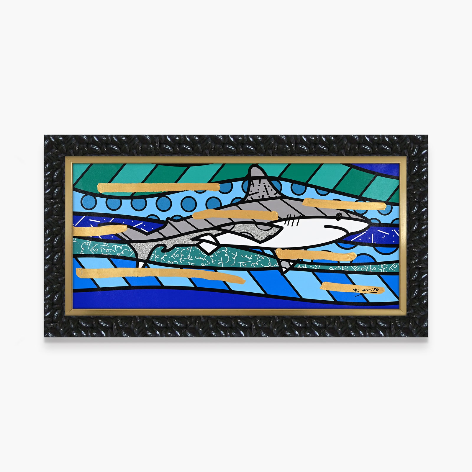 Brendan's Shark - Mixed Media Original