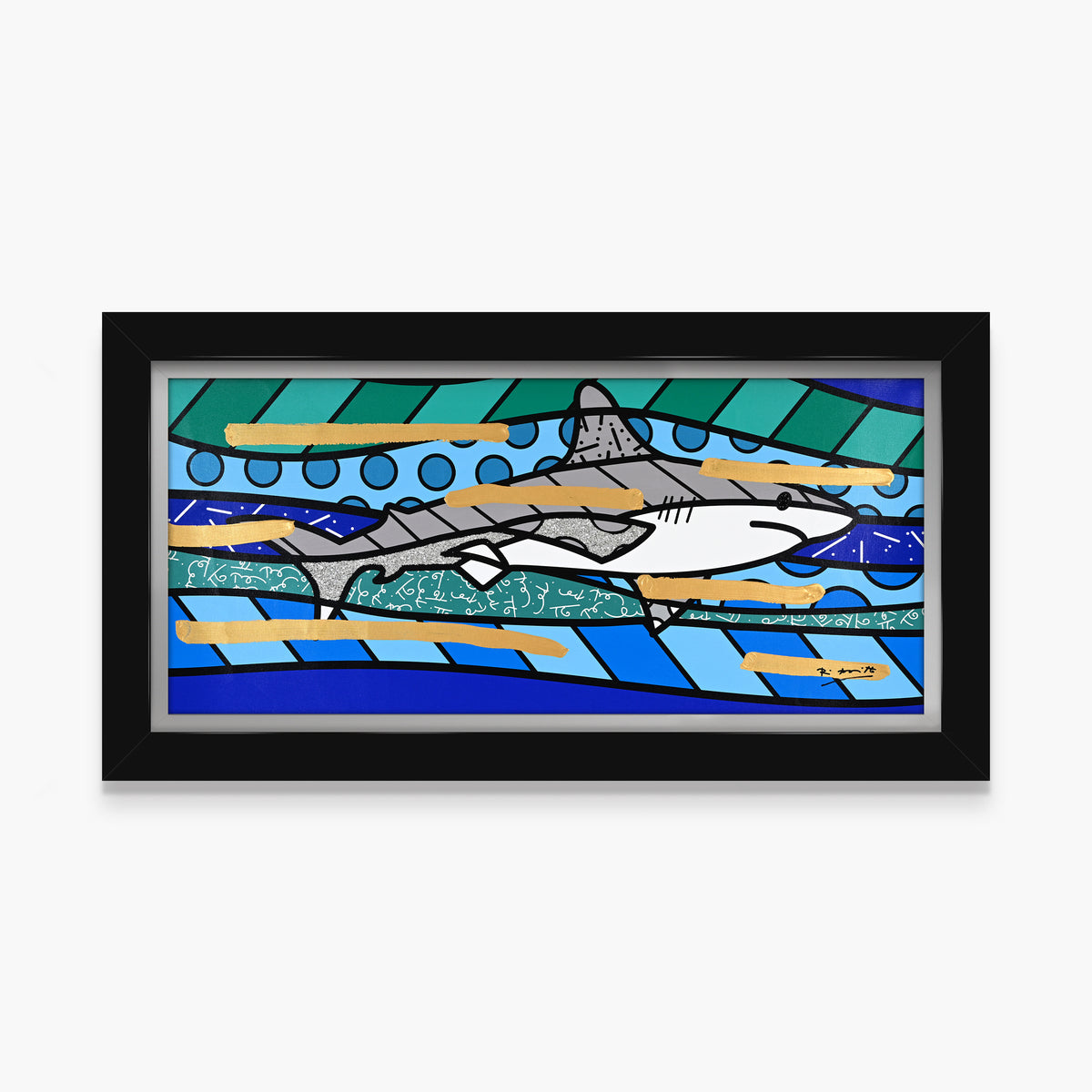 Brendan's Shark - Mixed Media Original