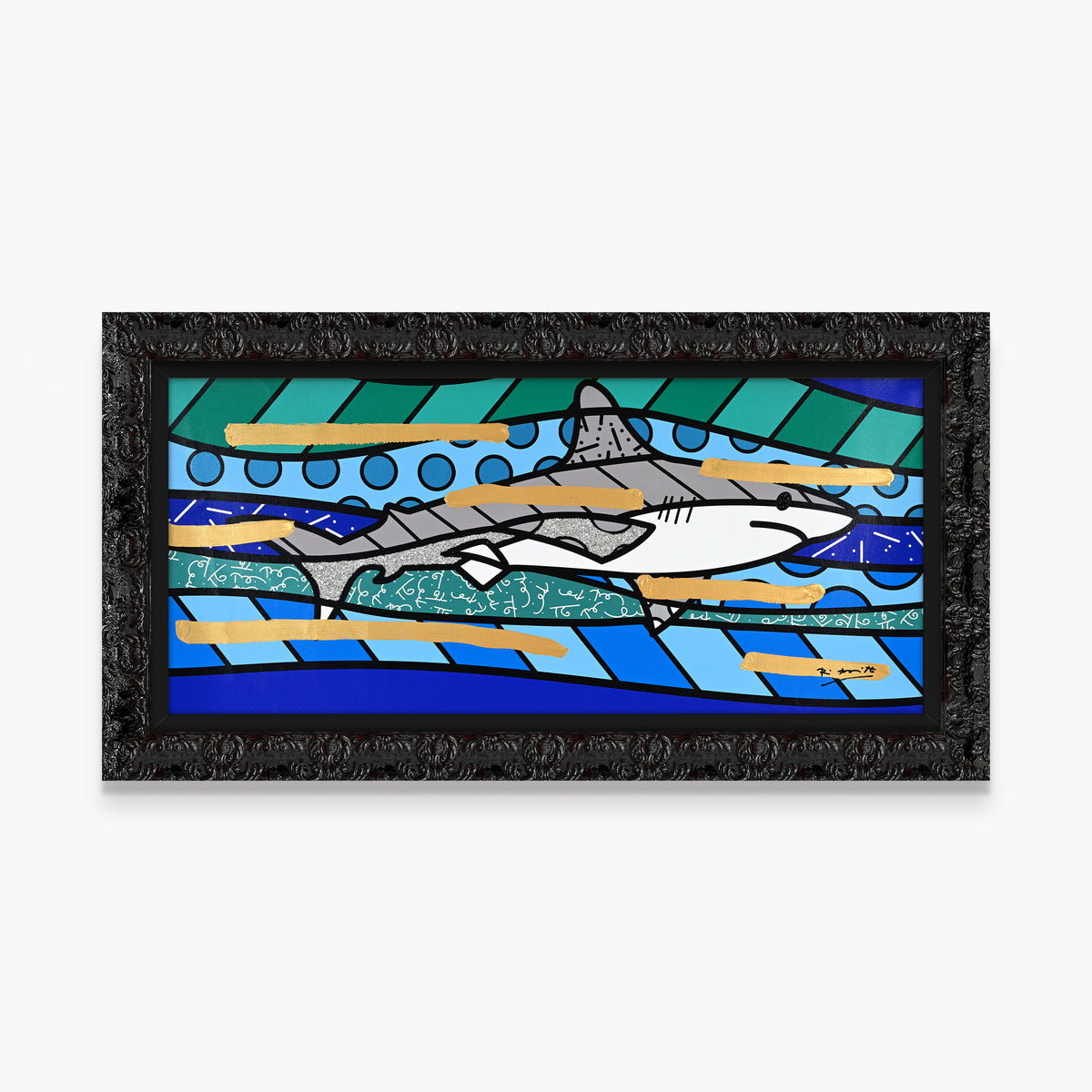 Brendan's Shark - Mixed Media Original