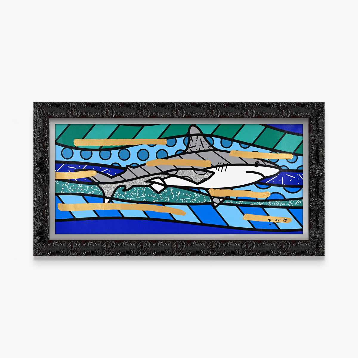 Brendan's Shark - Mixed Media Original