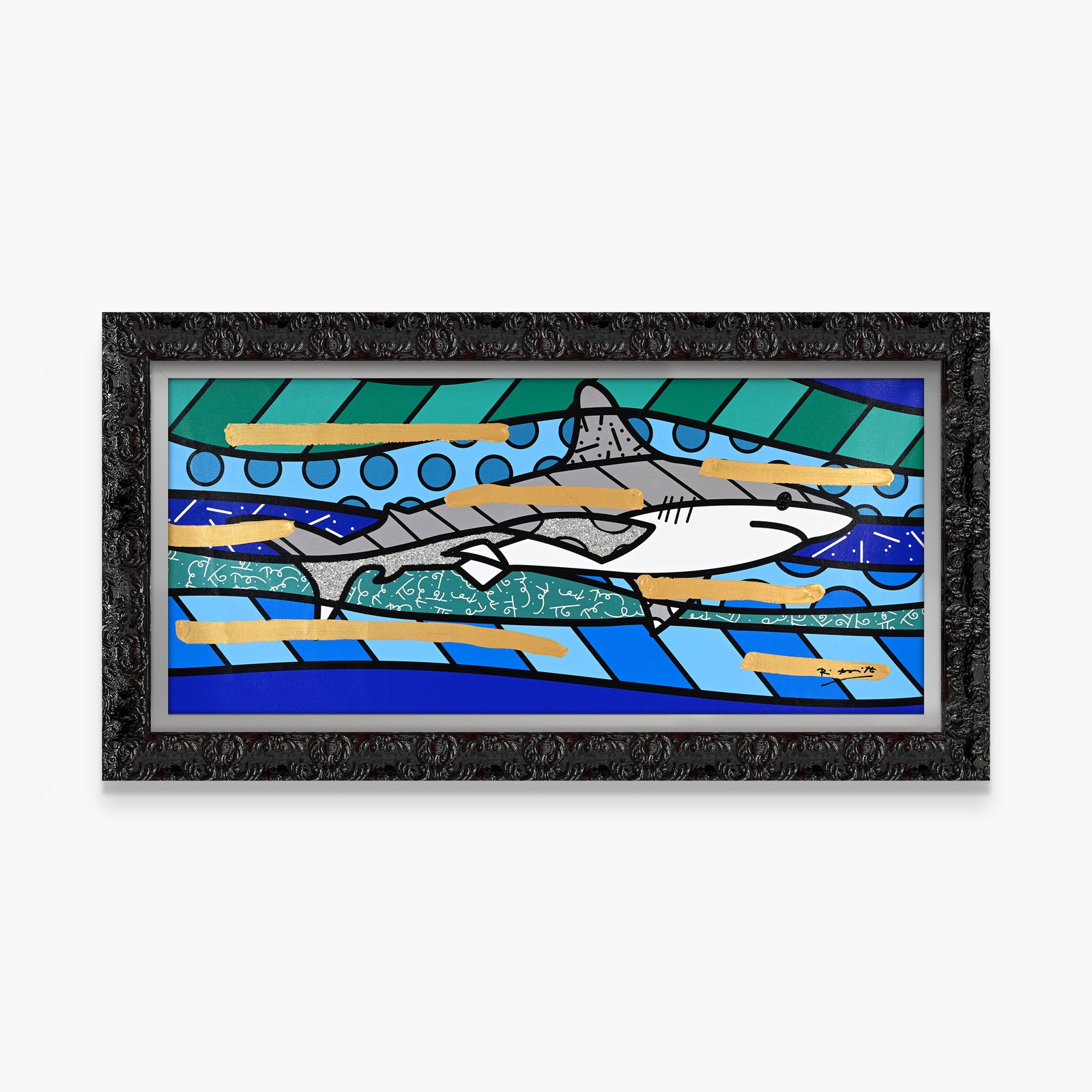 Brendan's Shark - Mixed Media Original