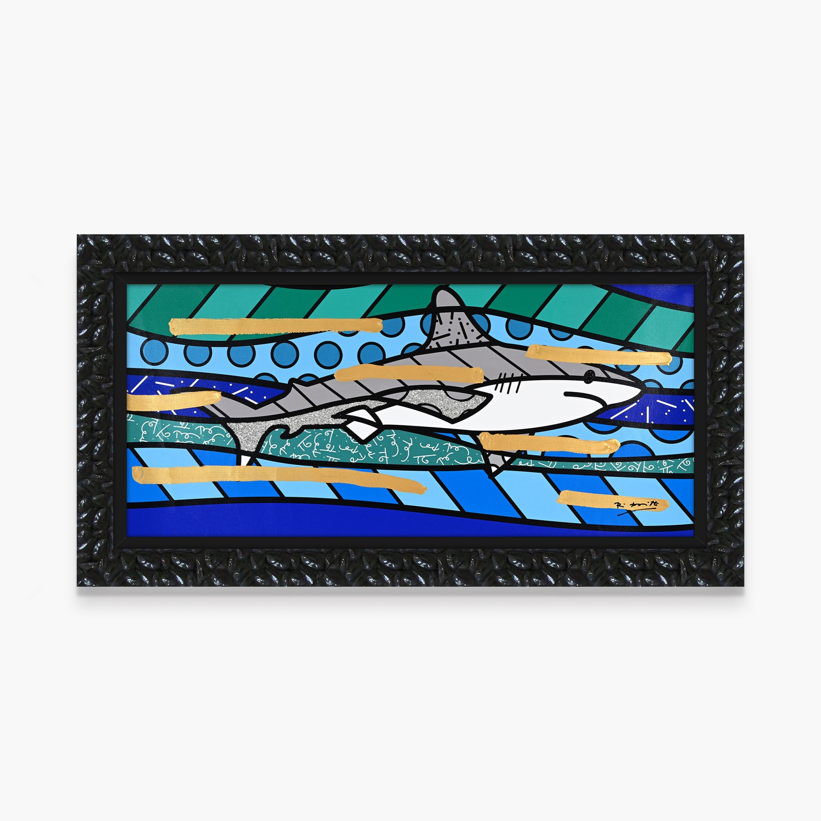 Brendan's Shark - Mixed Media Original