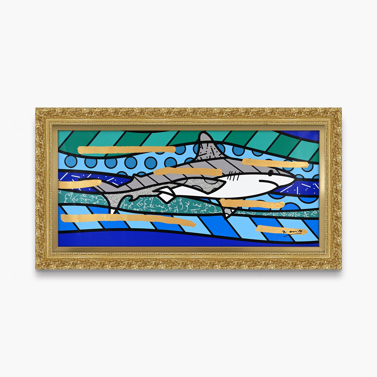 Brendan's Shark - Mixed Media Original