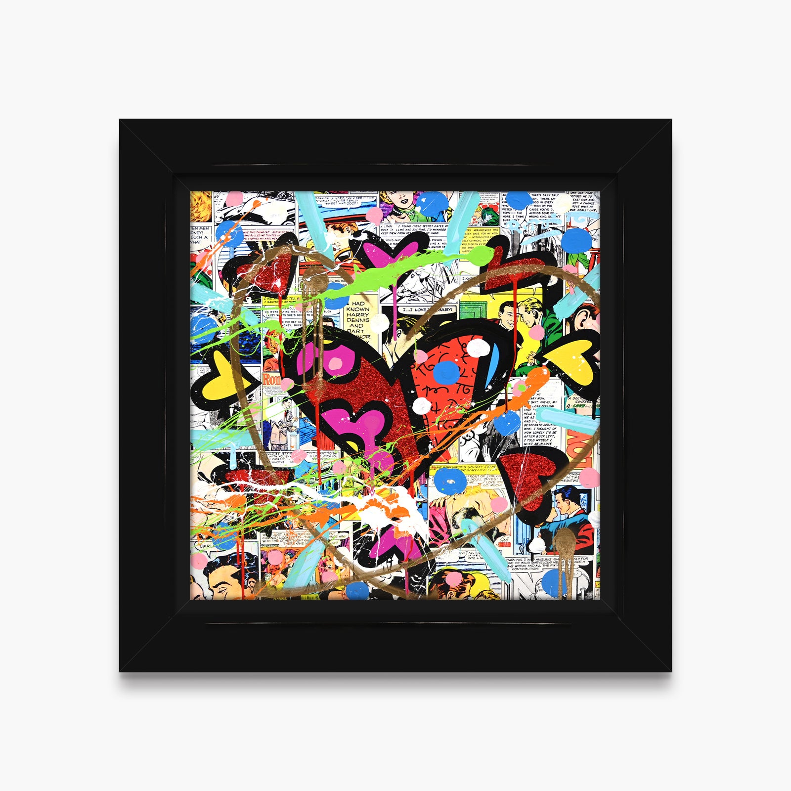 Love Circle Love - Mixed Media Original