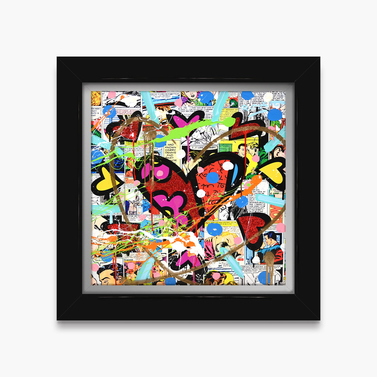 Love Circle Love - Mixed Media Original