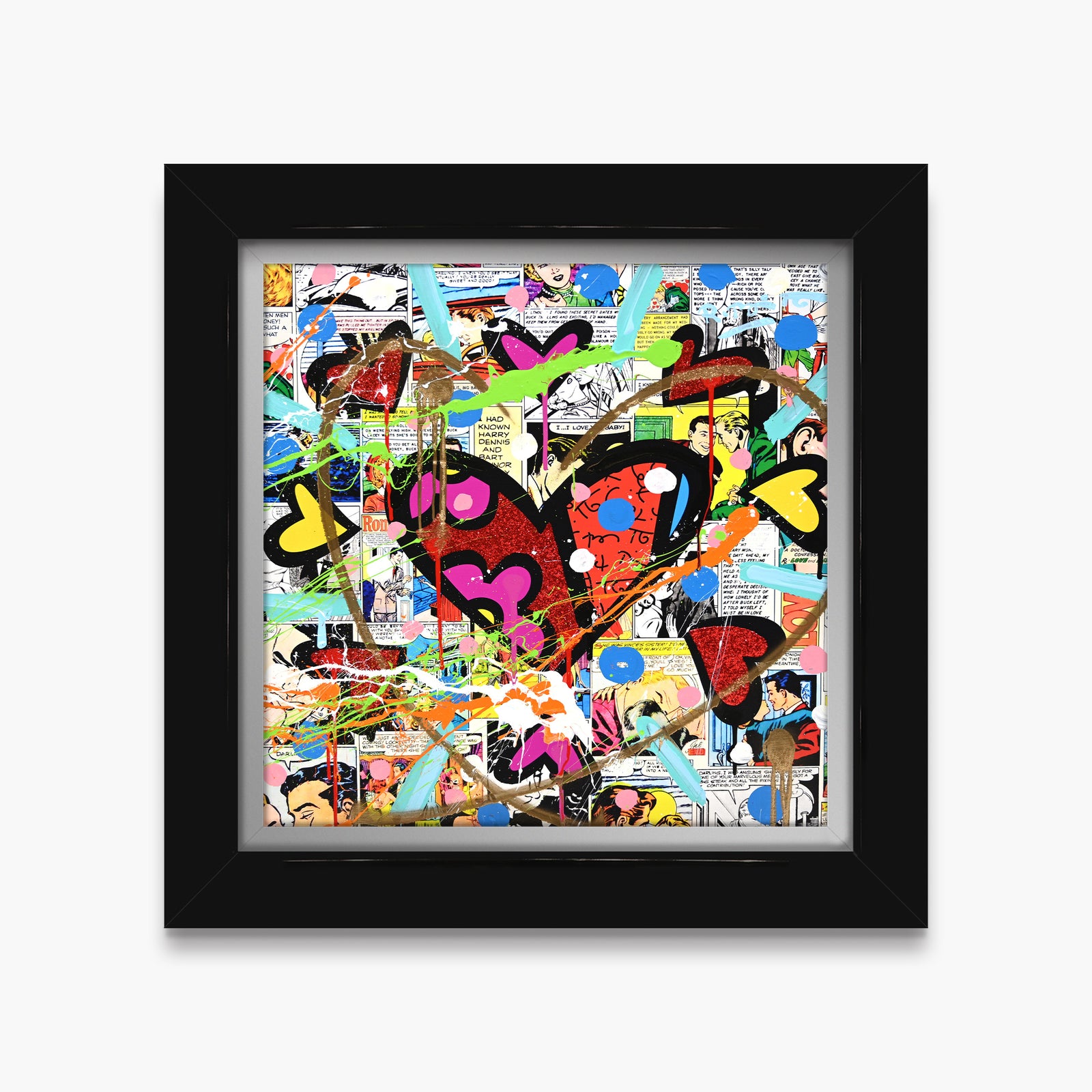 Love Circle Love - Mixed Media Original