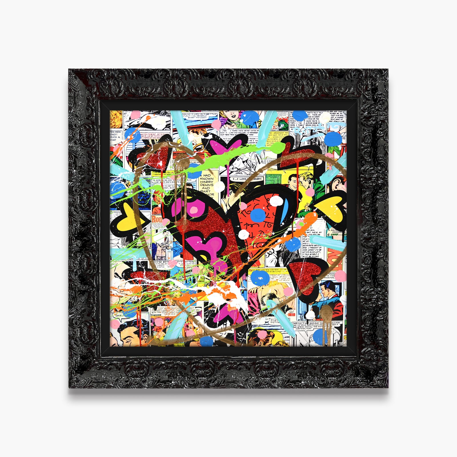 Love Circle Love - Mixed Media Original
