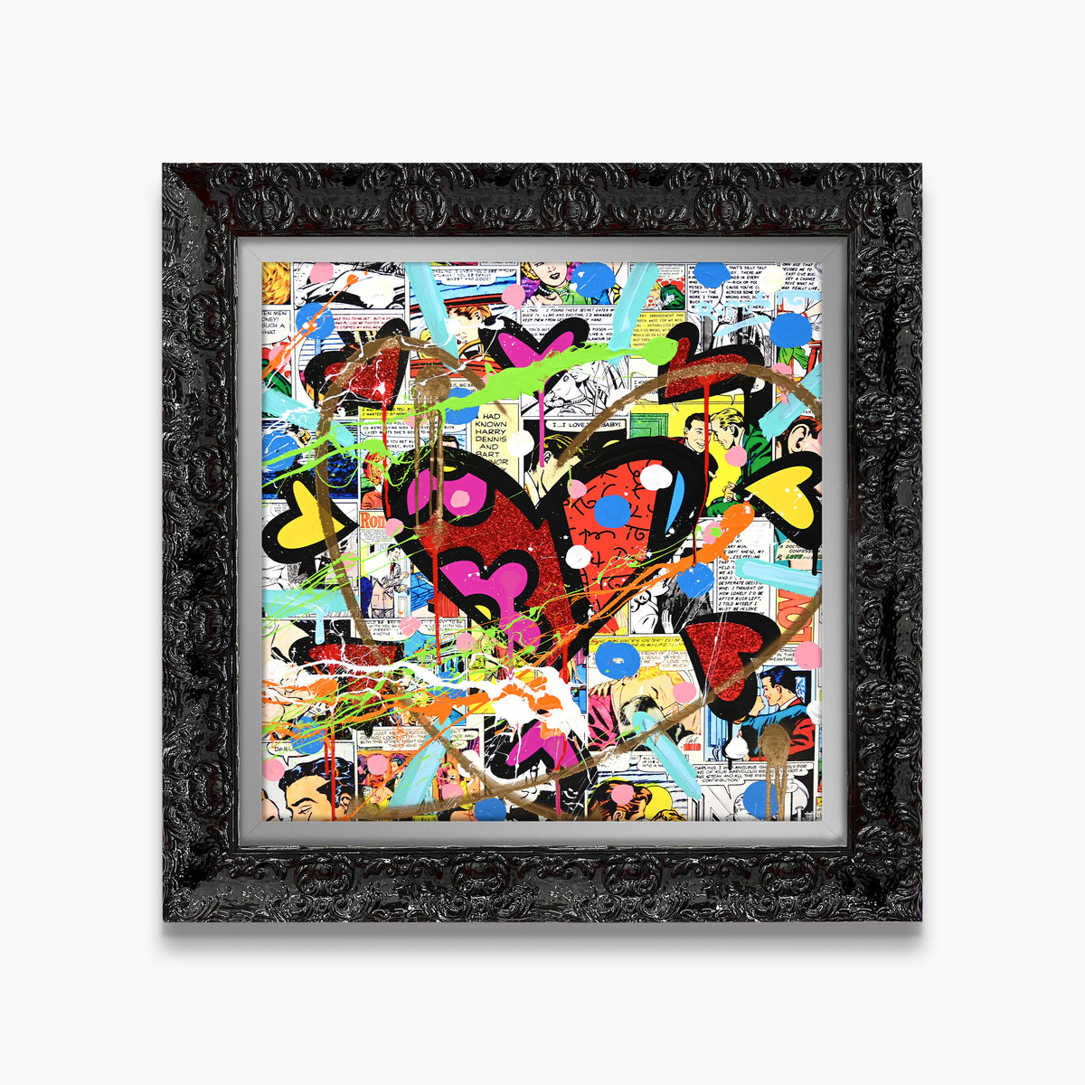 Love Circle Love - Mixed Media Original