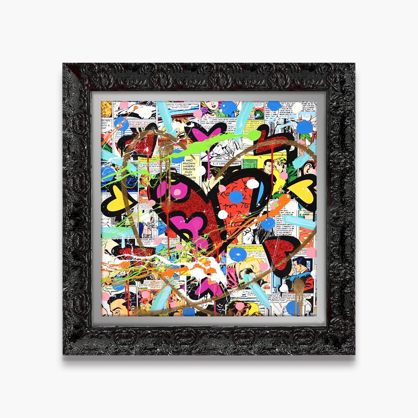 Love Circle Love - Mixed Media Original