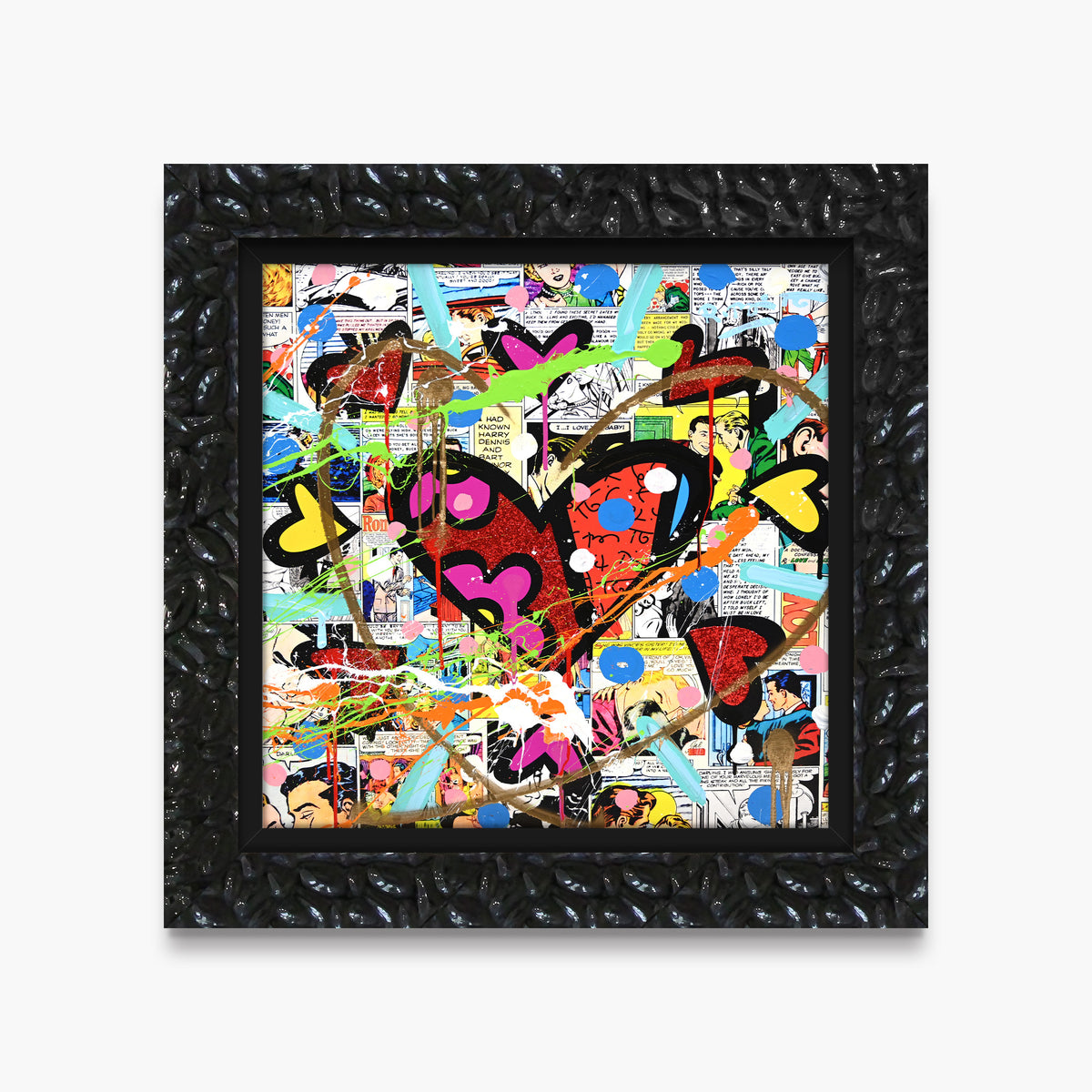 Love Circle Love - Mixed Media Original