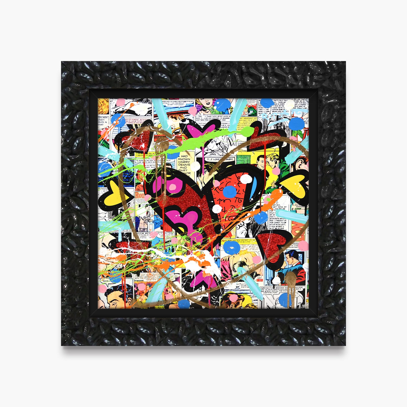 Love Circle Love - Mixed Media Original
