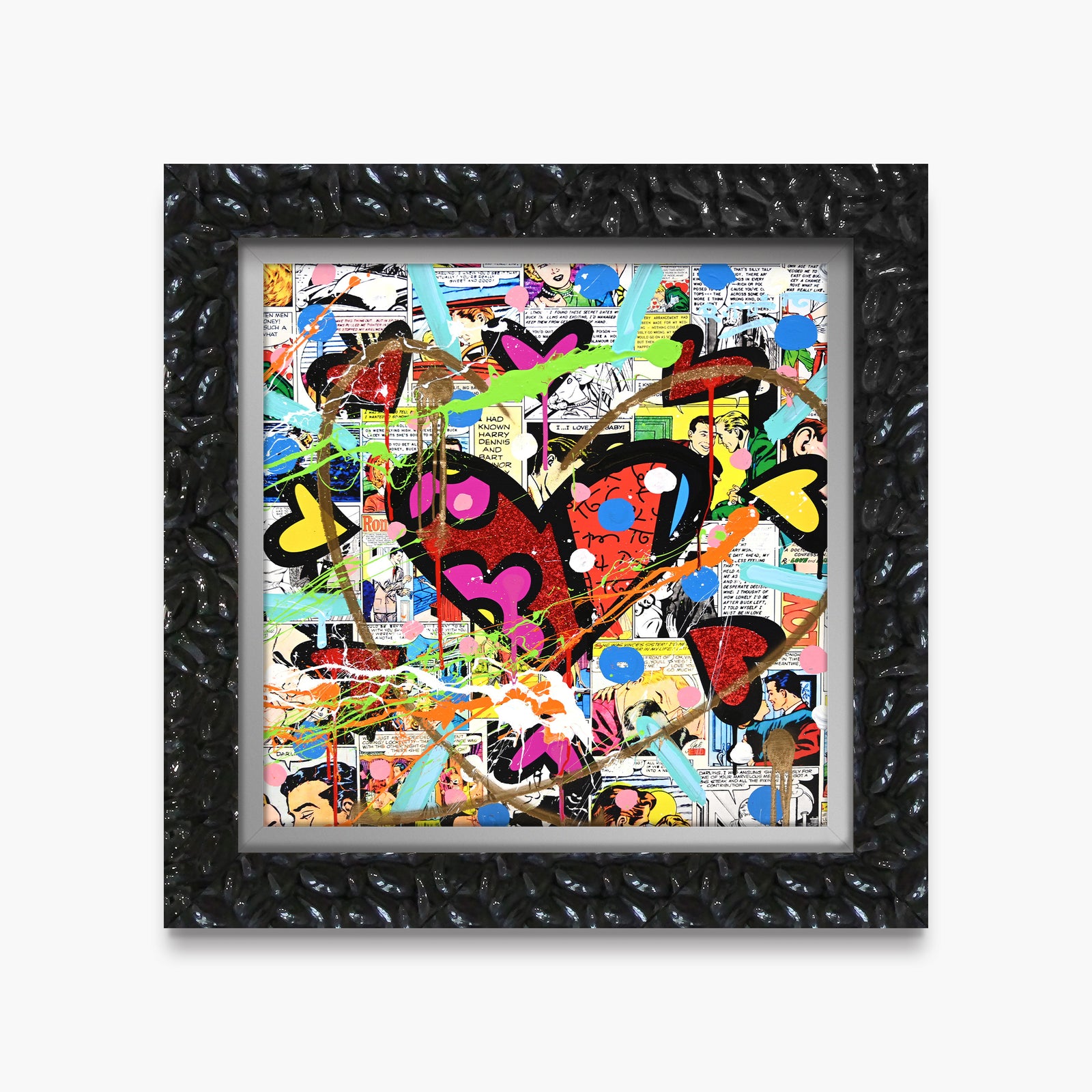 Love Circle Love - Mixed Media Original