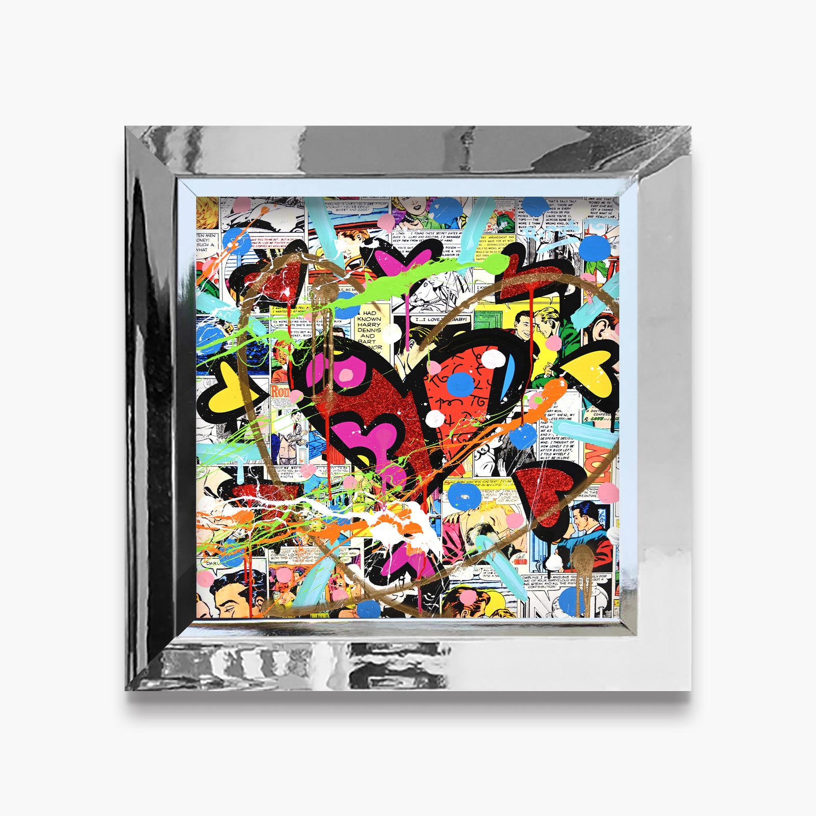 Love Circle Love - Mixed Media Original