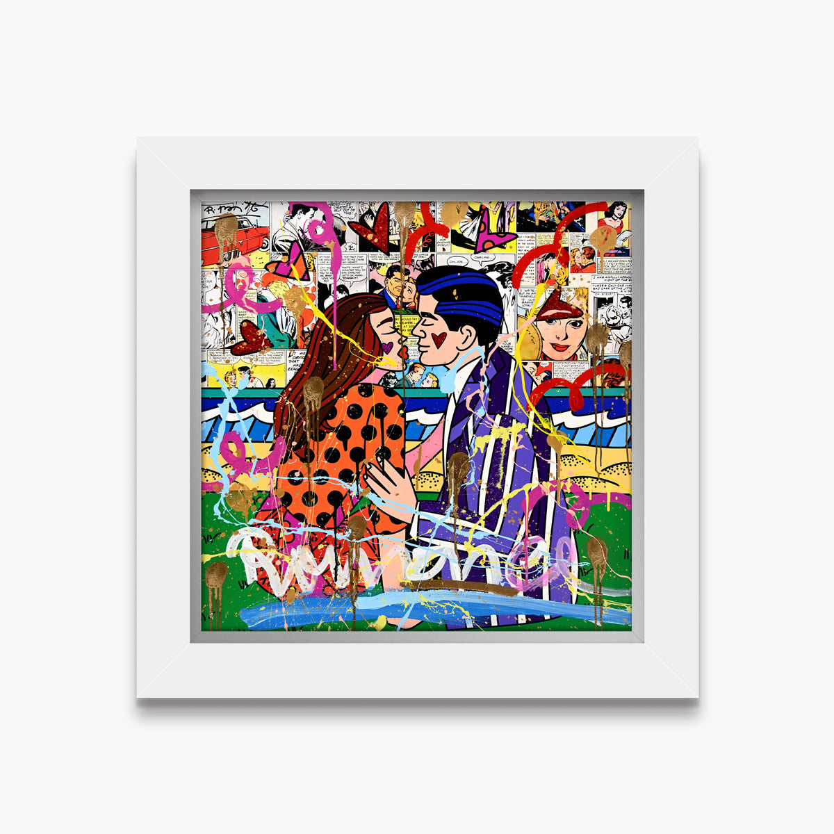 Forte Dei Marmi - Mixed Media Original