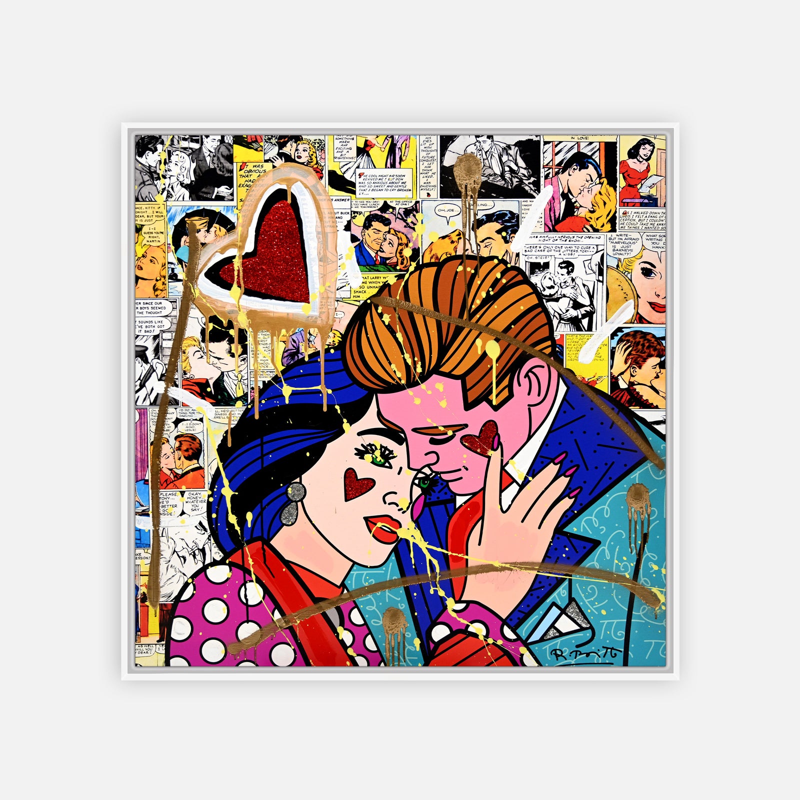 Miss You - Mixed Media Original