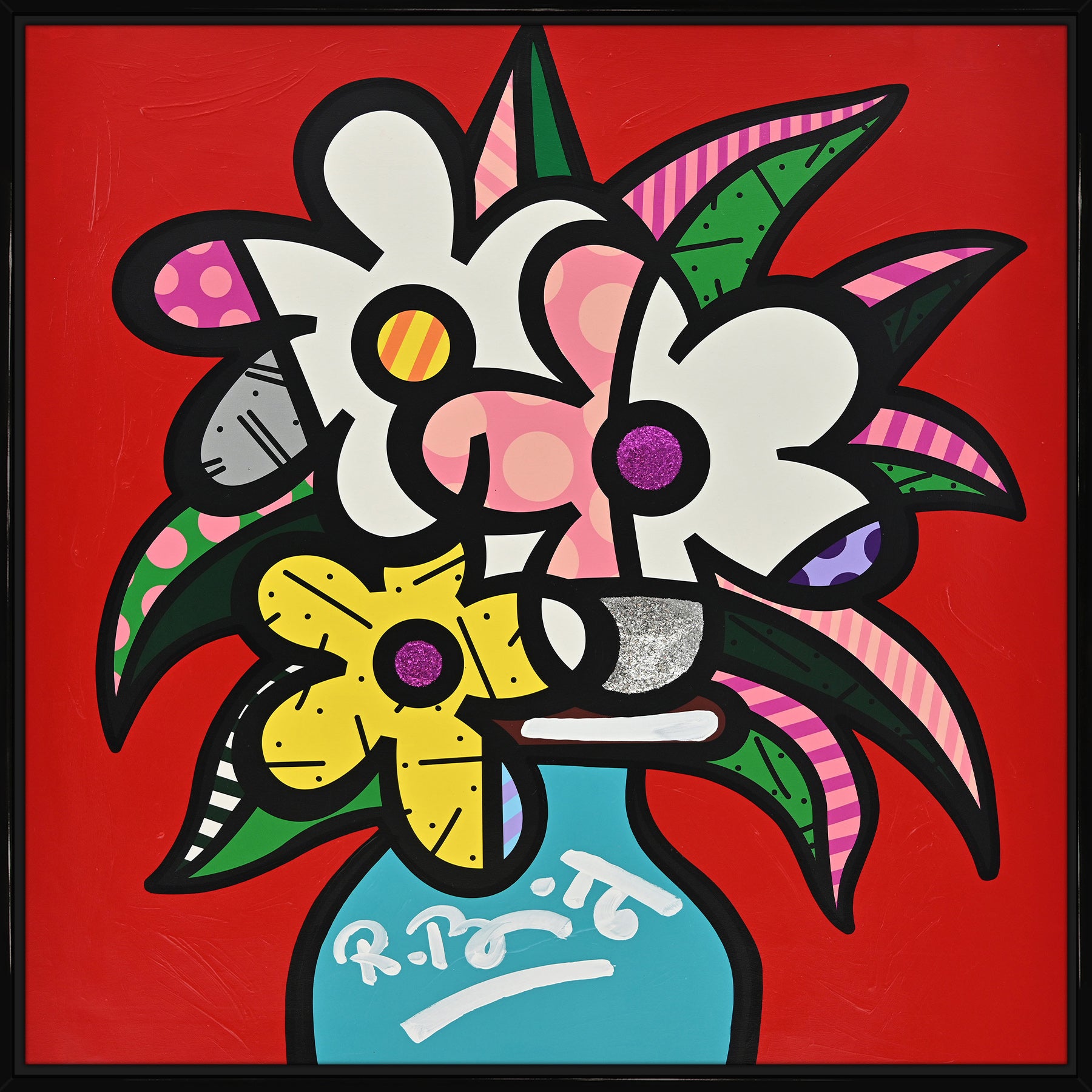 Cheryl's Flowers - Mixed Media Original - Shop Britto