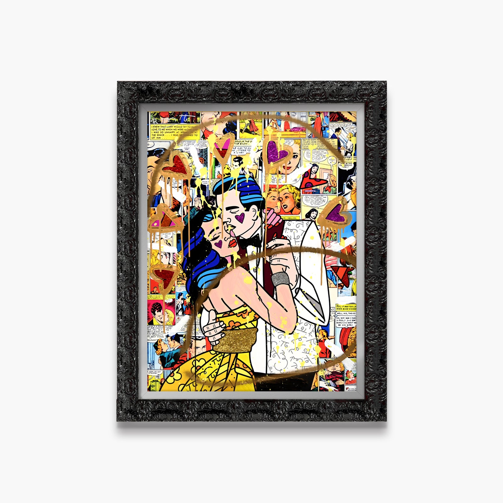 Beautiful Couple - Mixed Media Original