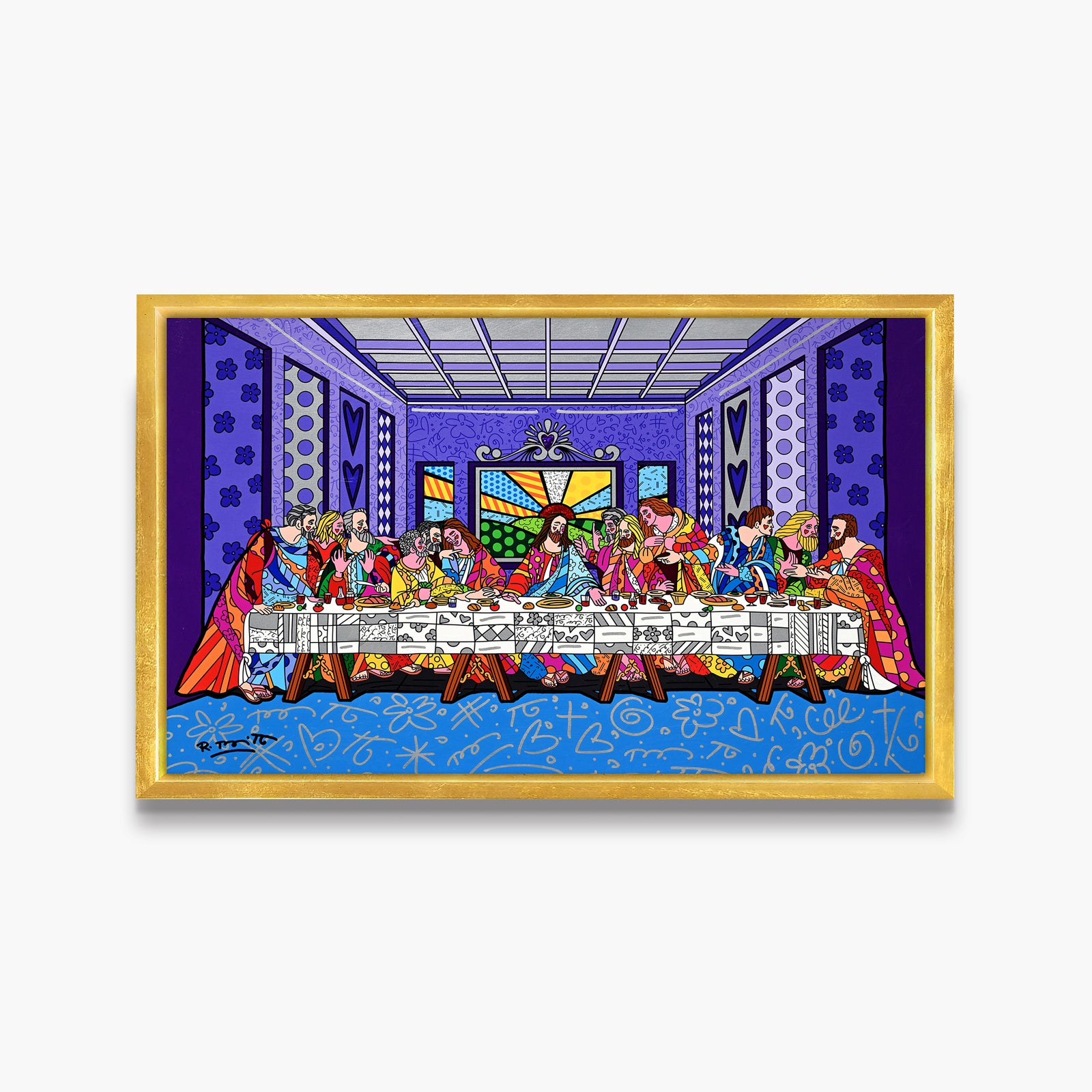 Holy Supper - Mixed Media Original