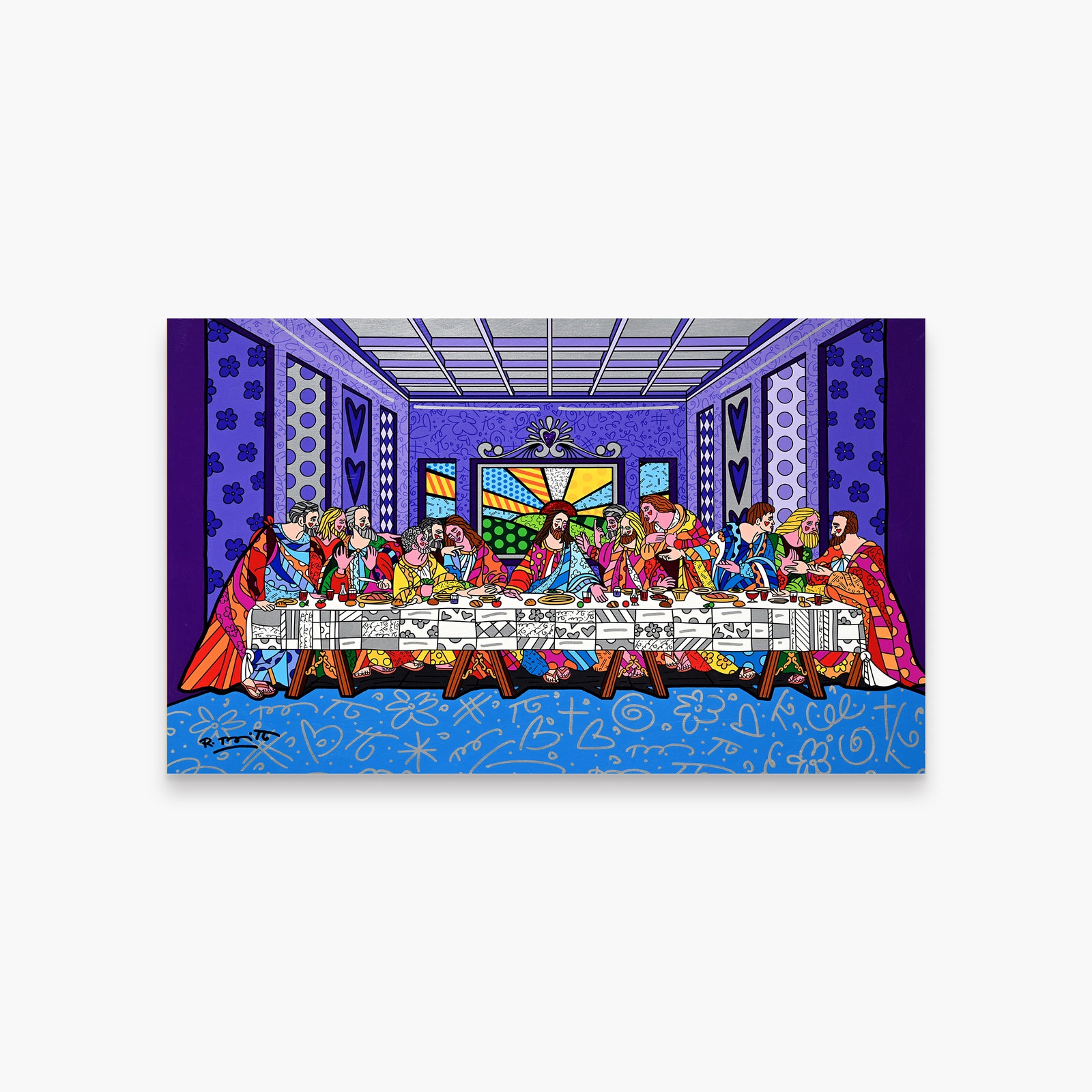 Holy Supper - Mixed Media Original