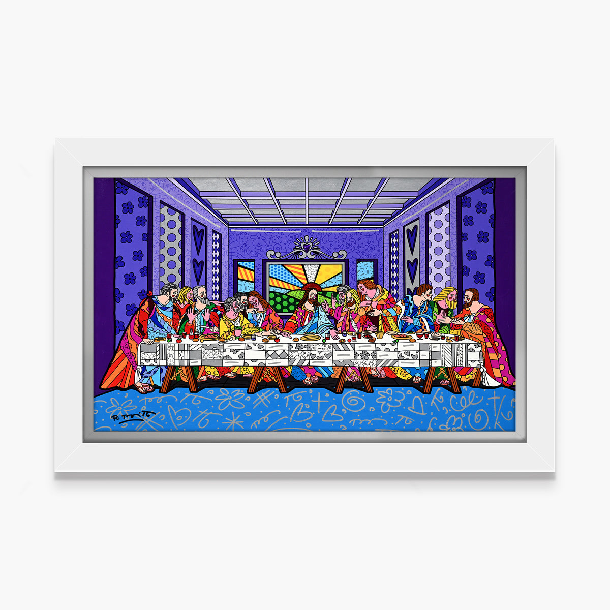 Holy Supper - Mixed Media Original