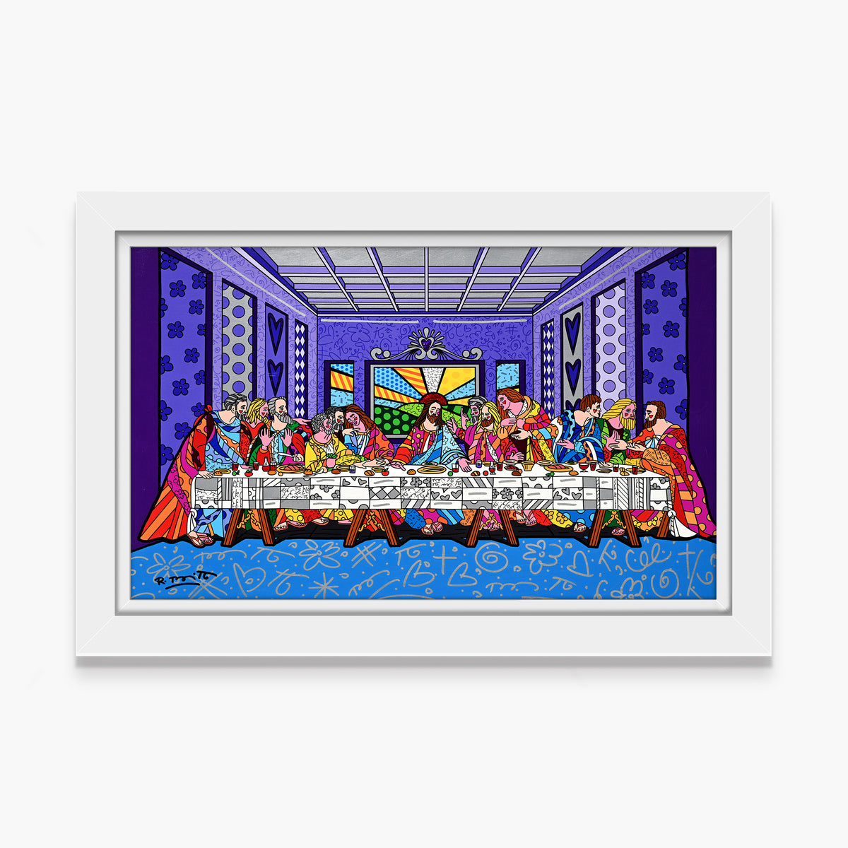 Holy Supper - Mixed Media Original