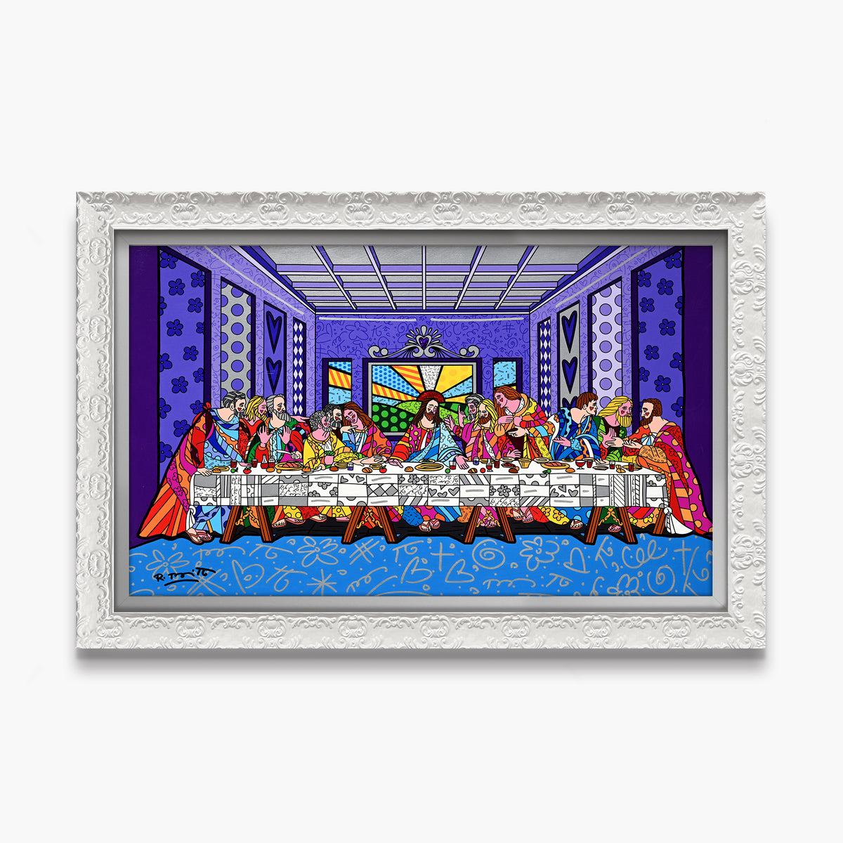 Holy Supper - Mixed Media Original