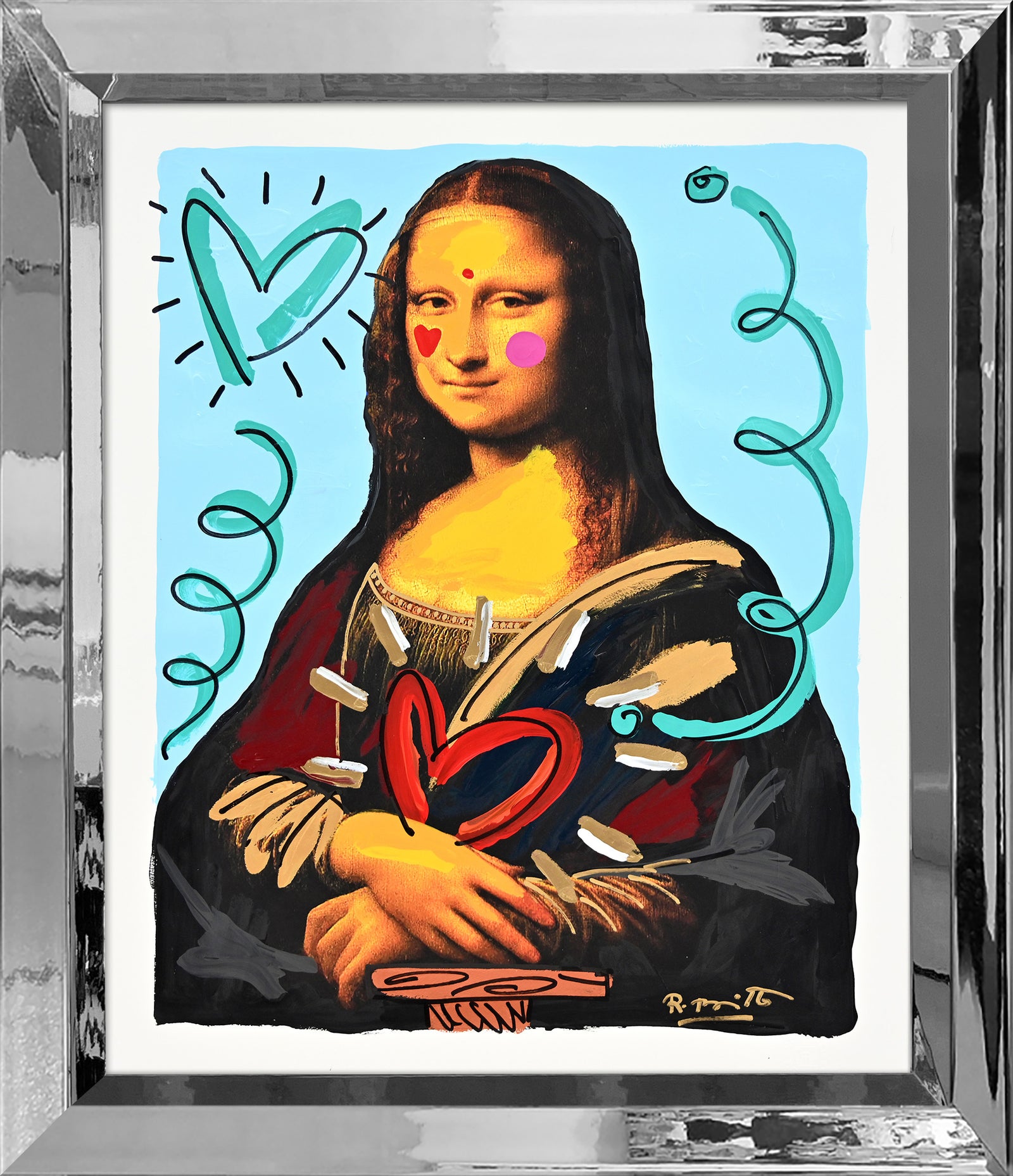 Mona Love - Mixed Media Original
