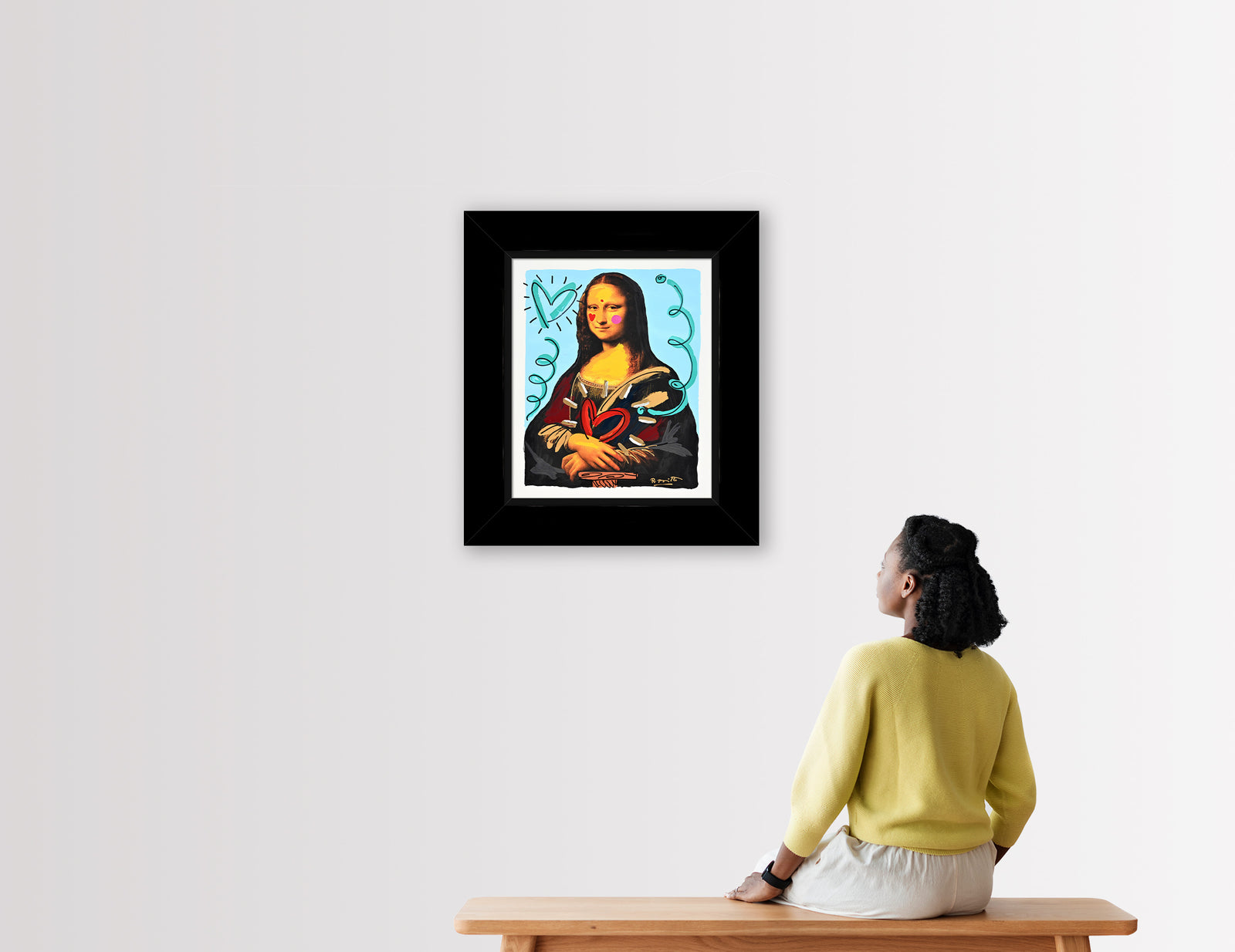 Mona Love - Mixed Media Original