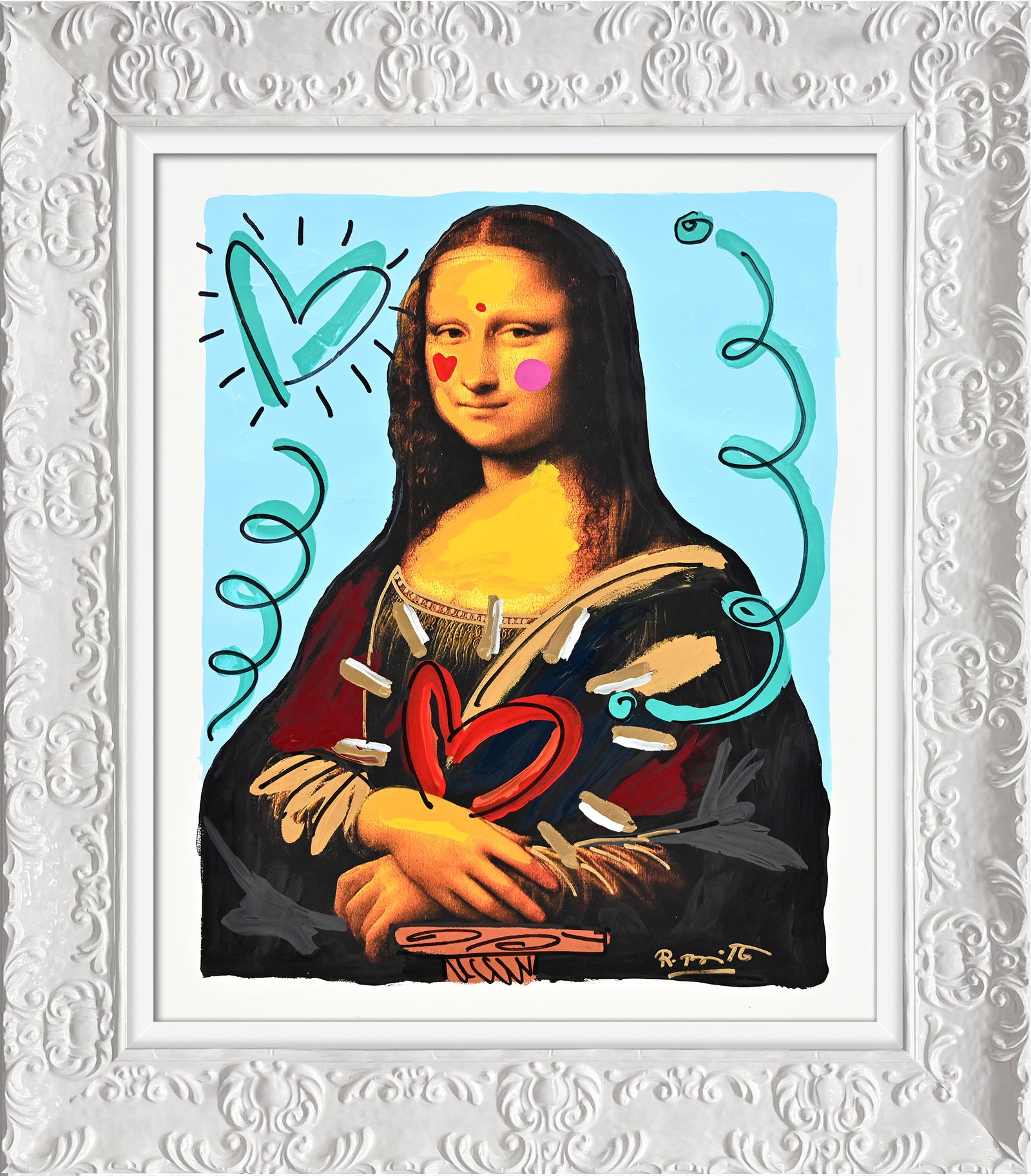 Mona Love - Mixed Media Original