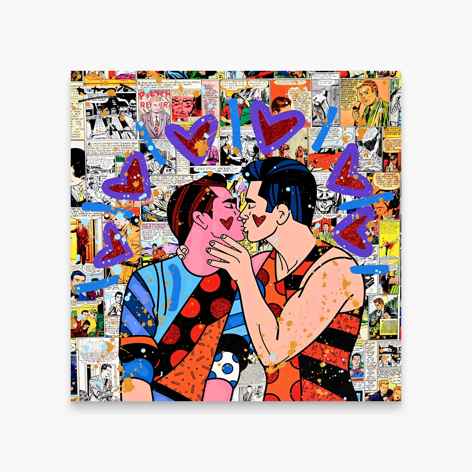 Love is Love - Mixed Media Original