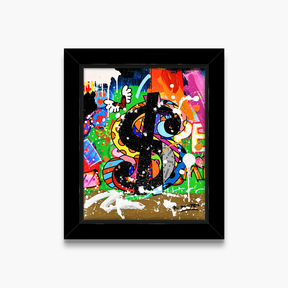 Show Me The Money - Mixed Media Original