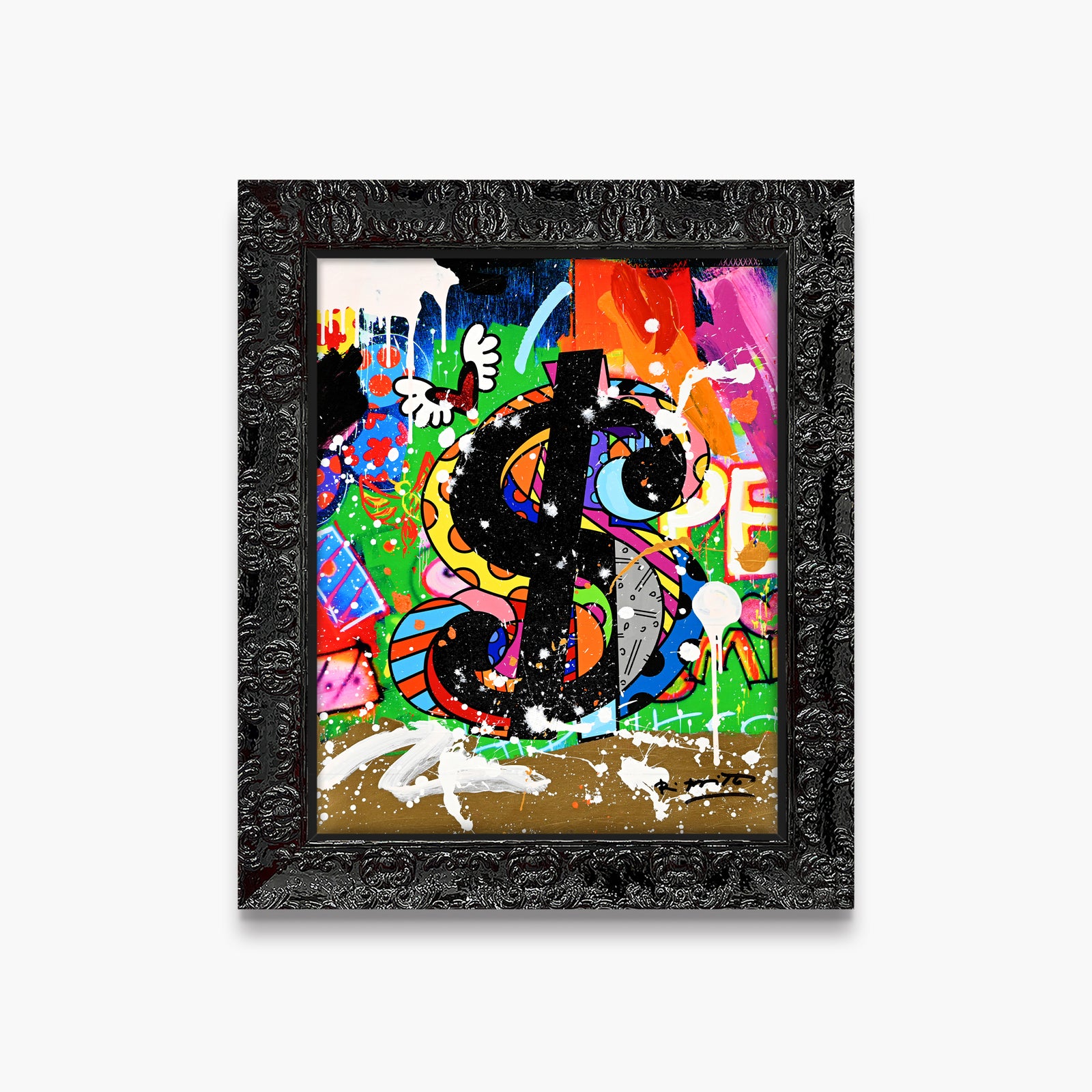 Show Me The Money - Mixed Media Original