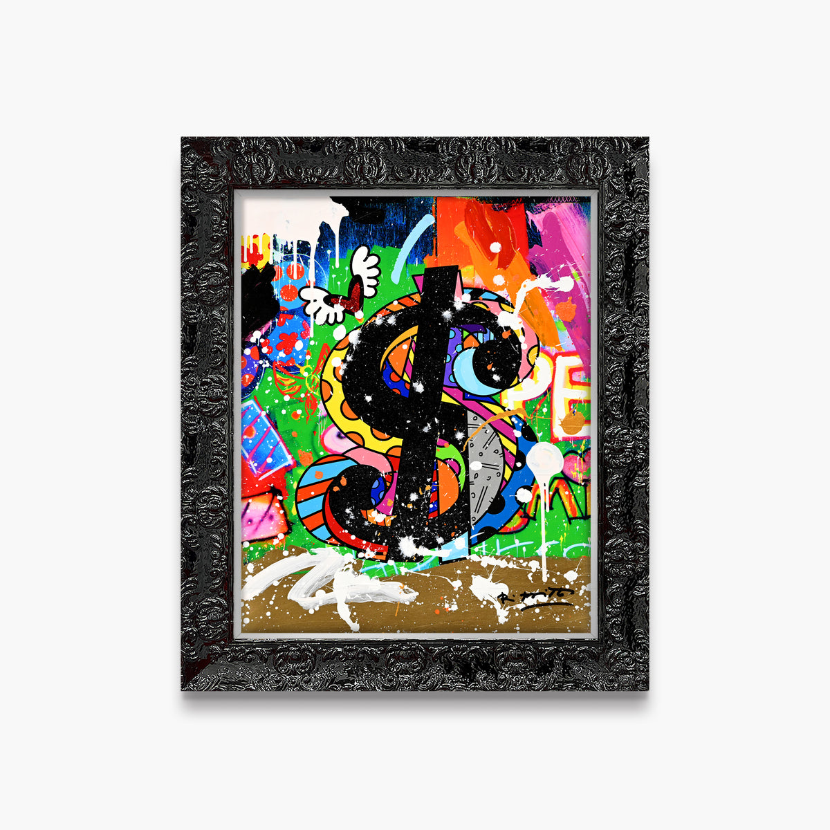 Show Me The Money - Mixed Media Original