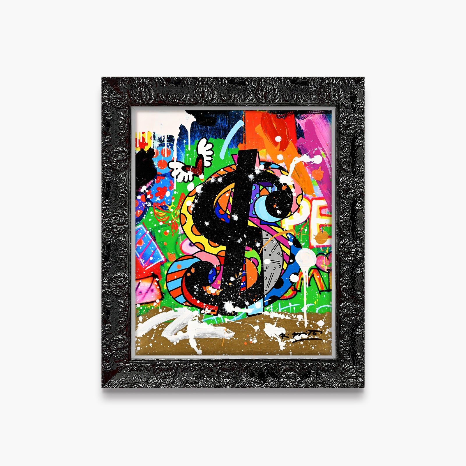 Show Me The Money - Mixed Media Original