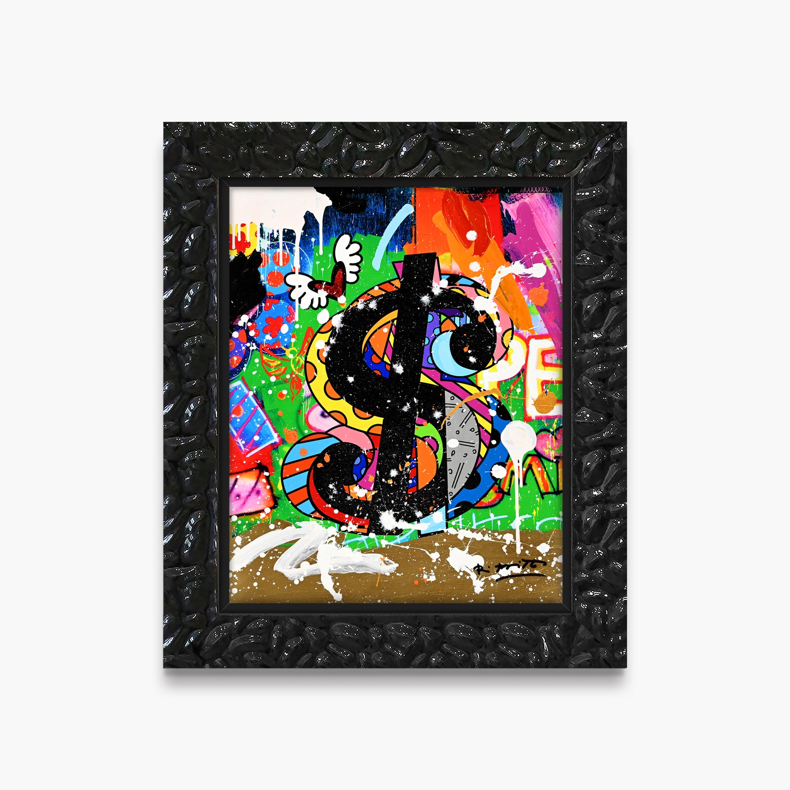 Show Me The Money - Mixed Media Original