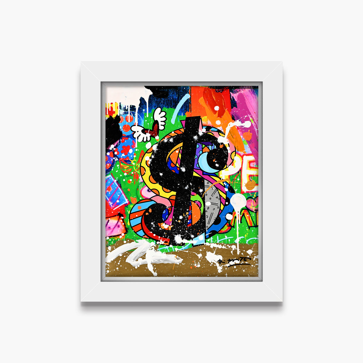 Show Me The Money - Mixed Media Original