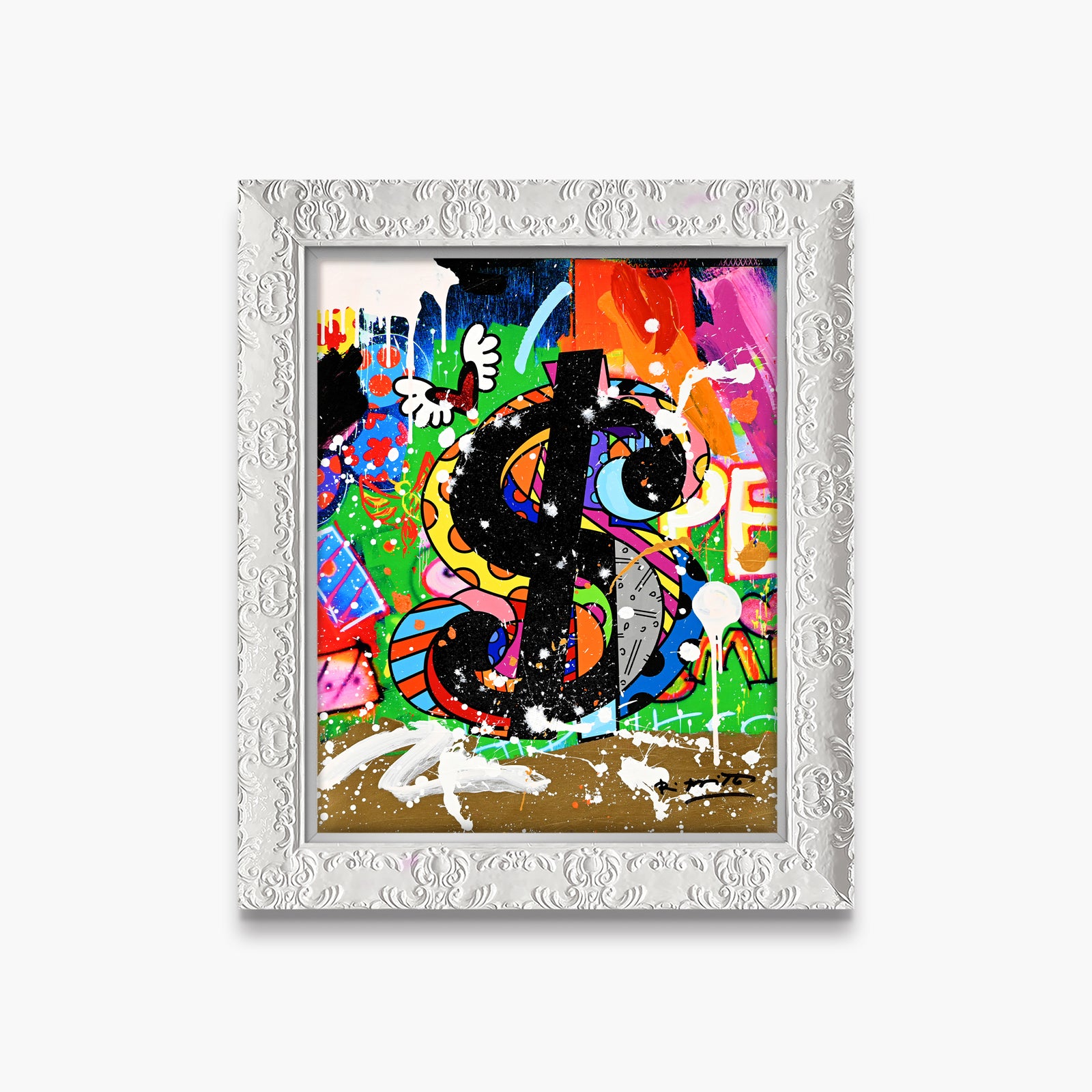 Show Me The Money - Mixed Media Original