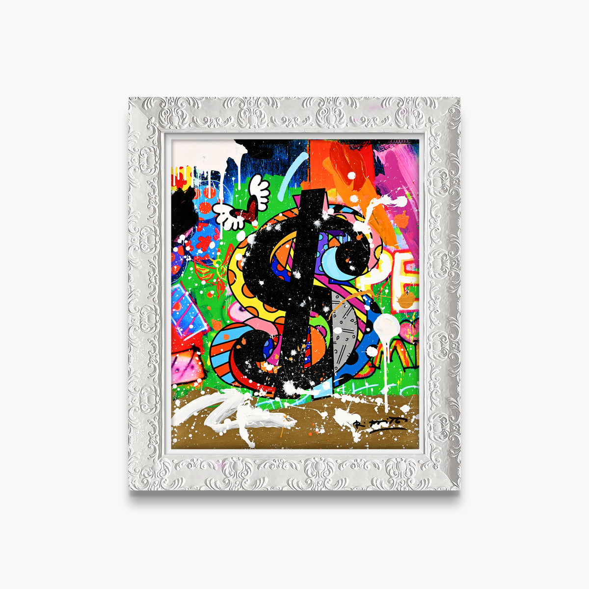 Show Me The Money - Mixed Media Original