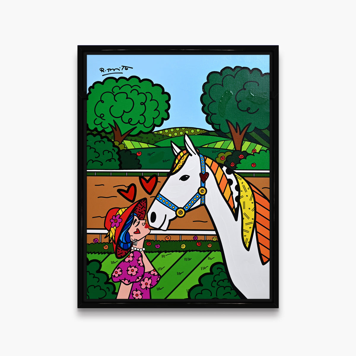 Derby Love - Mixed Media Original