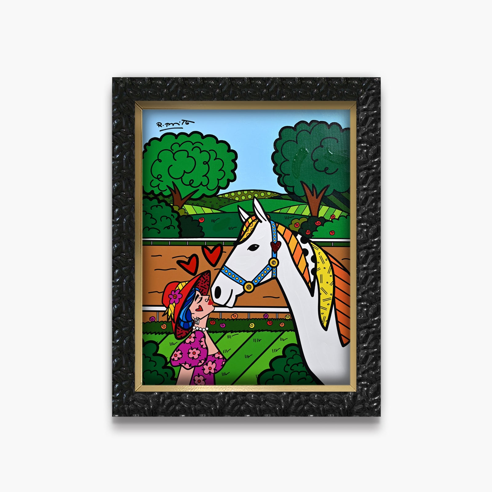 Derby Love - Mixed Media Original