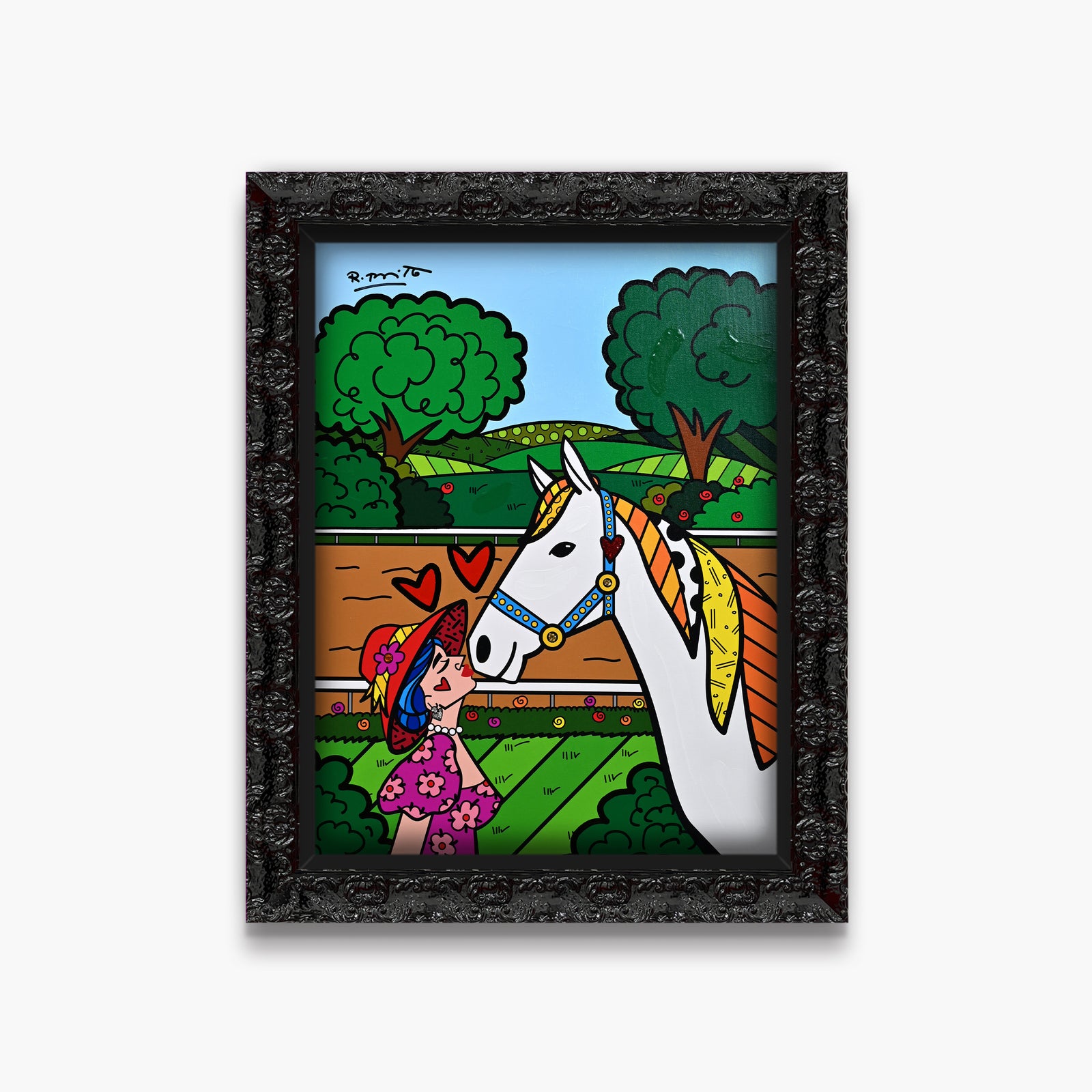 Derby Love - Mixed Media Original