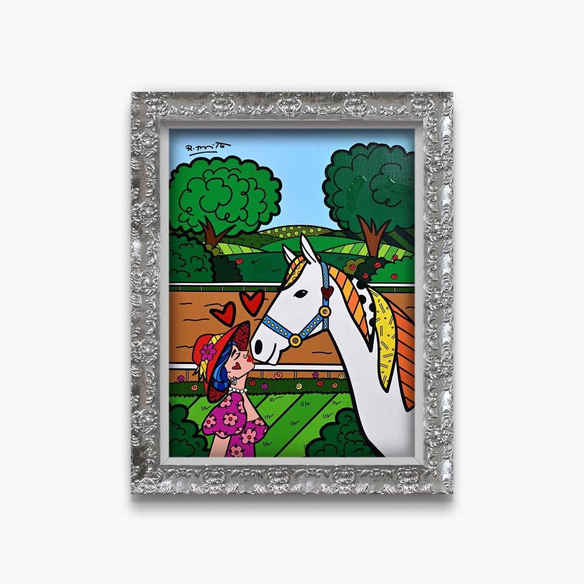 Derby Love - Mixed Media Original