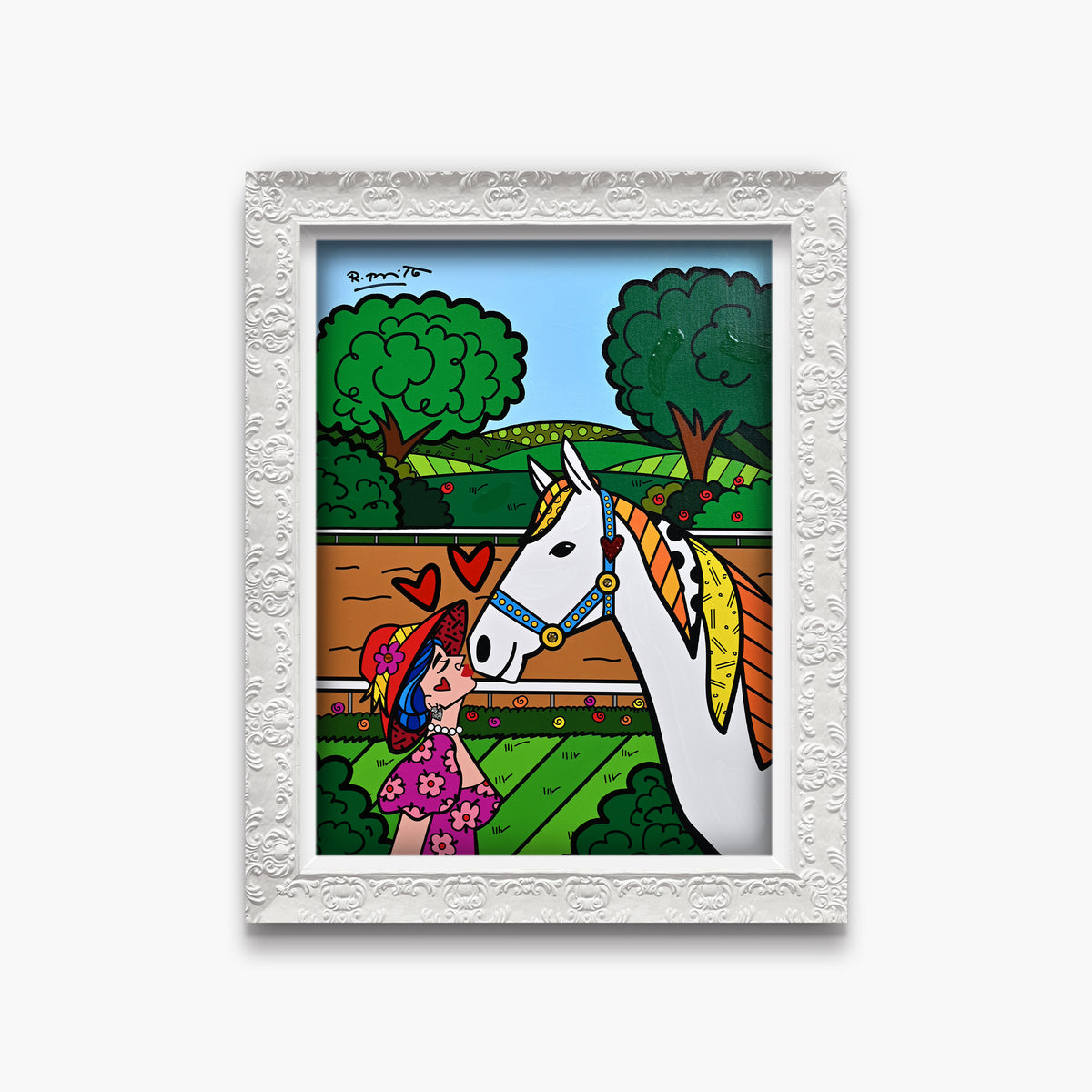 Derby Love - Mixed Media Original