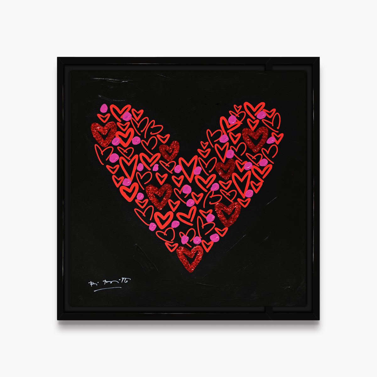 Goodnight Love - Mixed Media Orignal