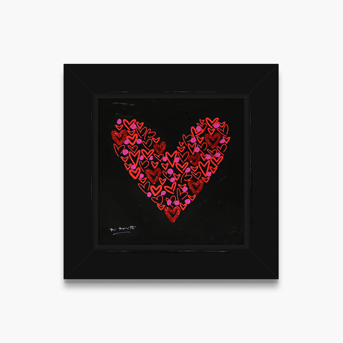 Goodnight Love - Mixed Media Orignal