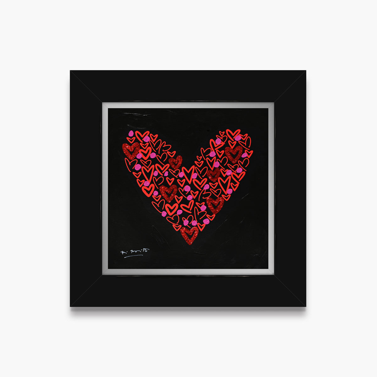 Goodnight Love - Mixed Media Orignal