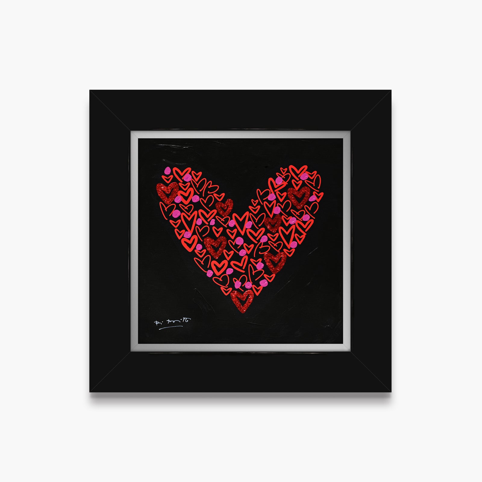 Goodnight Love - Mixed Media Orignal