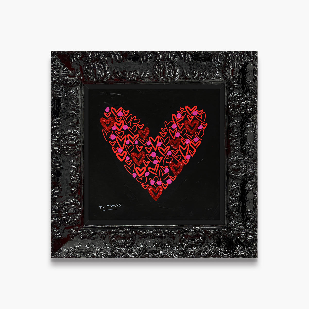 Goodnight Love - Mixed Media Orignal