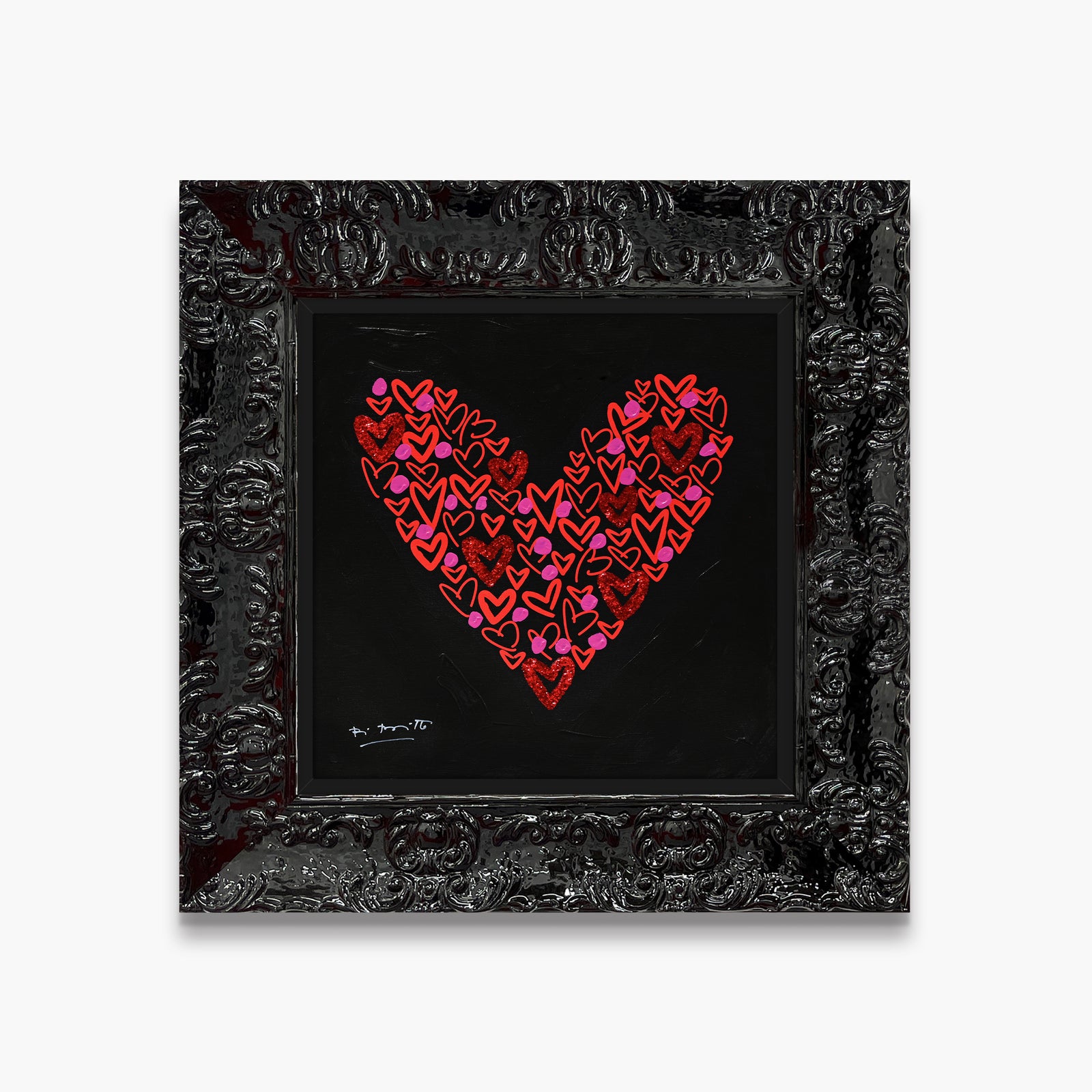 Goodnight Love - Mixed Media Orignal
