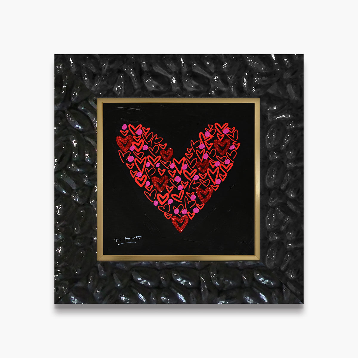 Goodnight Love - Mixed Media Orignal